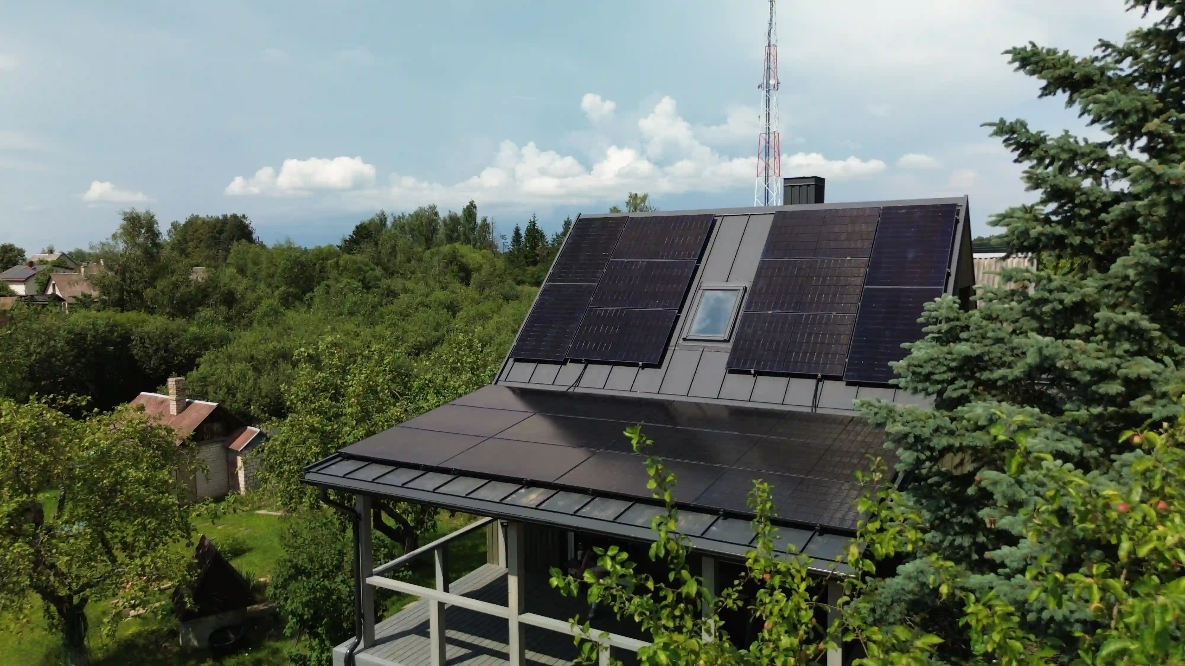 Saulės elektrinės montavimas